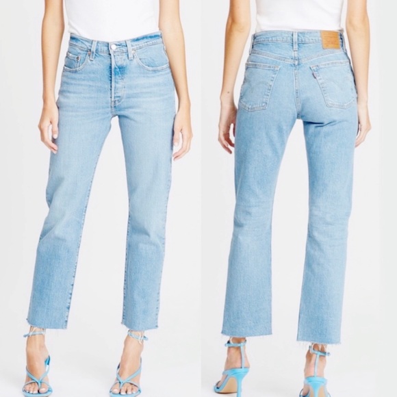 Levi's Denim - Levi’s 501 High Waisted Frayed Jeans